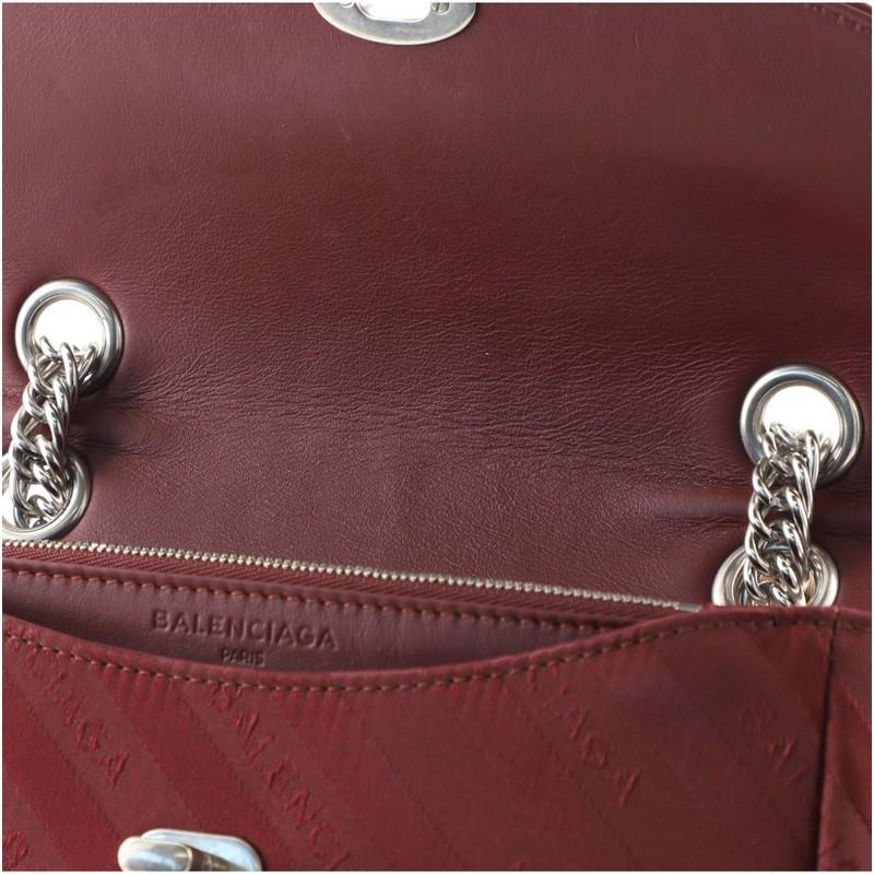 Balenciaga Lock Round Shoulder Bag Jacquard Small 2