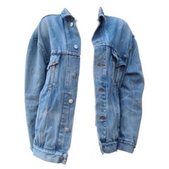 Balenciaga Logo Denim Jacket