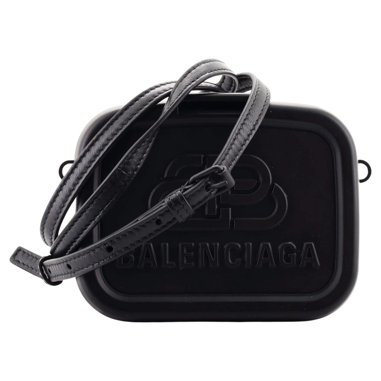 Balenciaga Lunch Box Mini Leather Case Bag in Black  Lyst