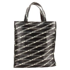Leder-Tragetasche mit Market-Logo von Balenciaga