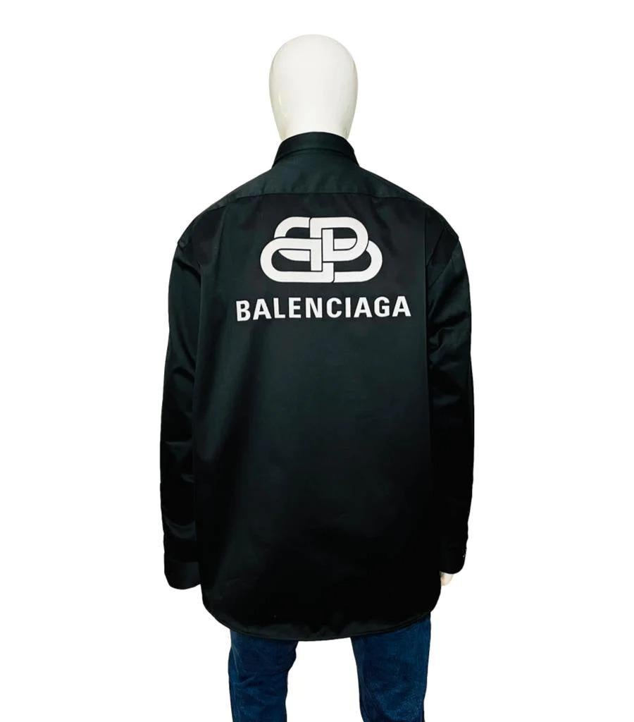 Men's Balenciaga Logo Shirt For Sale