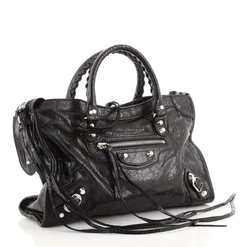 balenciaga logo strap bag