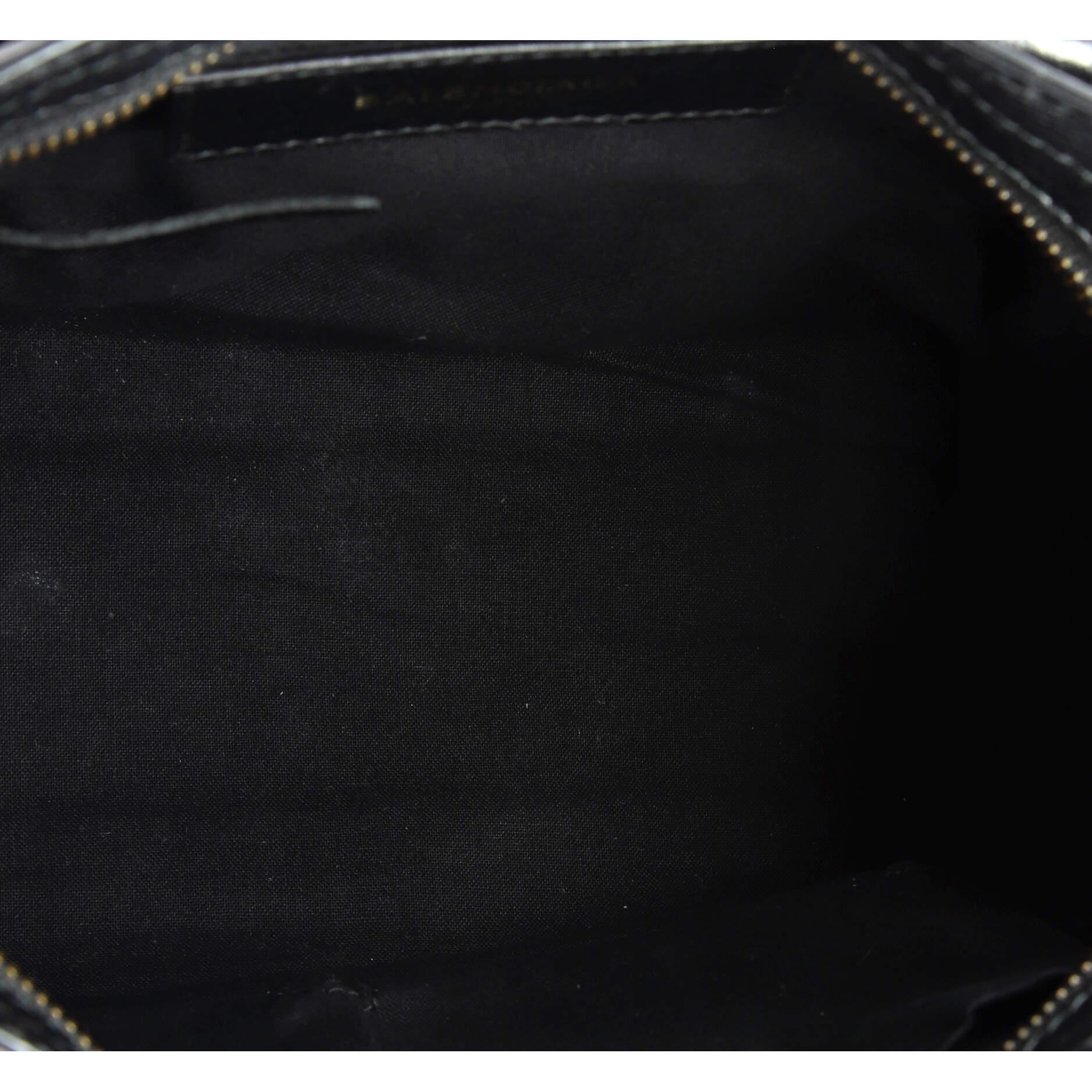 Balenciaga Logo Strap City Classic Nieten Tasche Leder Klein für Damen oder Herren