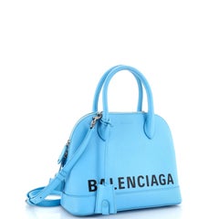 Balenciaga Logo Ville Bag Leather Small