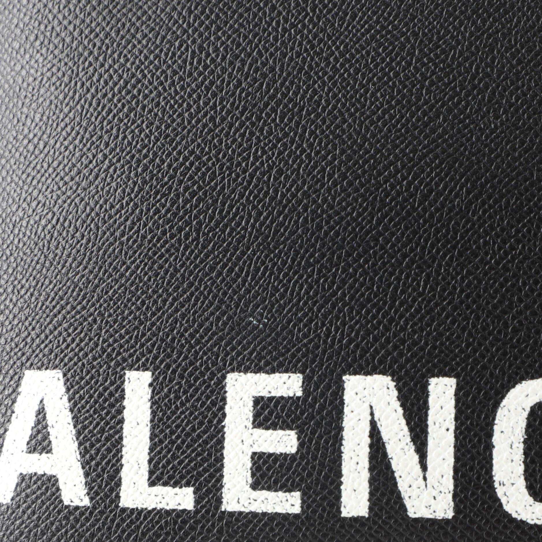 Balenciaga Logo Ville Bag Leather Small 2