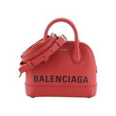 Balenciaga Logo Ville Bag Leather XXS 