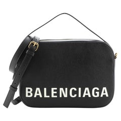 Balenciaga Logo Ville Camera Bag Leather Small