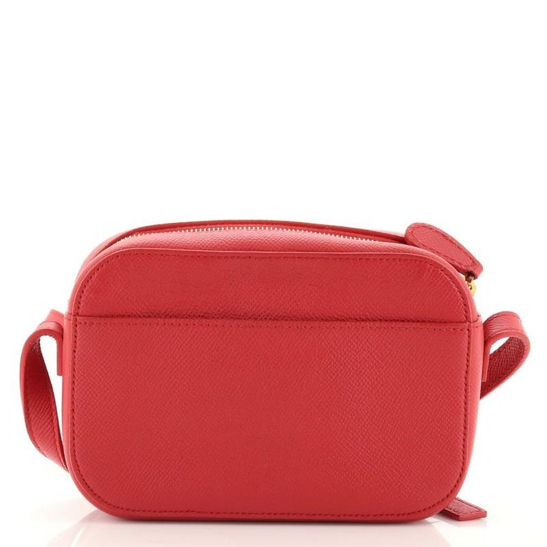 Balenciaga Logo Ville Camera Bag Leather XS at 1stDibs