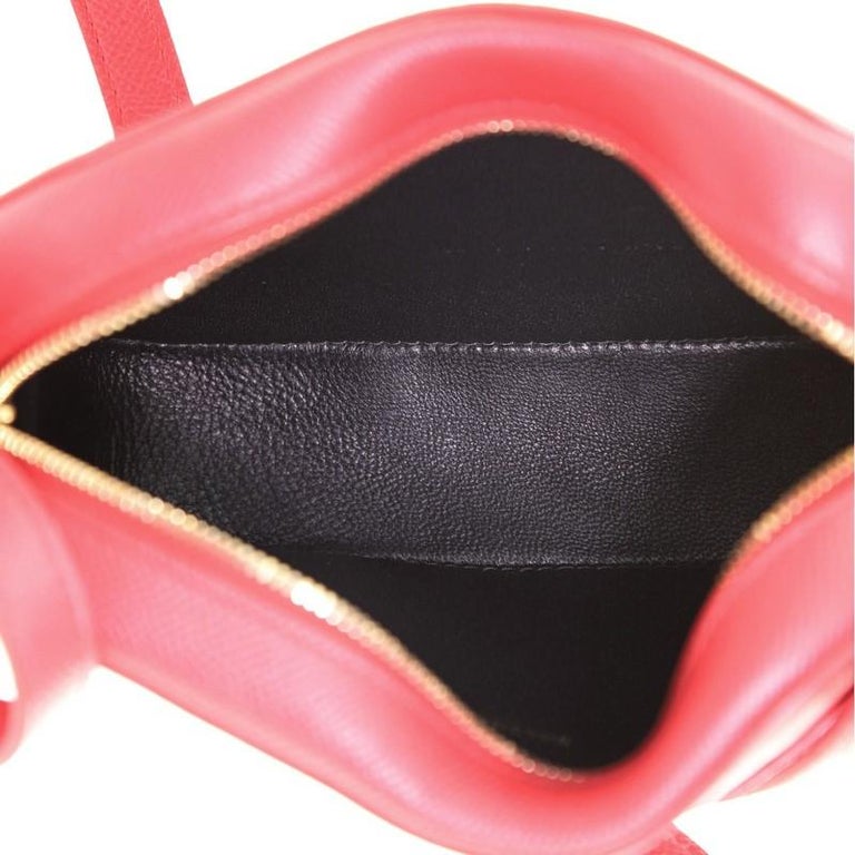 Balenciaga Logo Ville Camera Bag Leather XS at 1stDibs