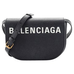 Balenciaga Logo Ville Day Bag Leather XS