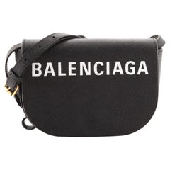Balenciaga Logo Ville Day Bag Leather XS