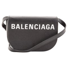 Balenciaga Logo Ville Day Bag Leather XS