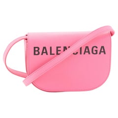 Balenciaga Logo Ville Day Bag Leather XS