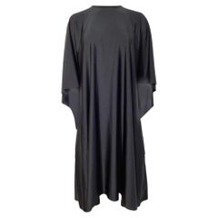Balenciaga – Lockeres Midikleid aus schwarzem Polyamid