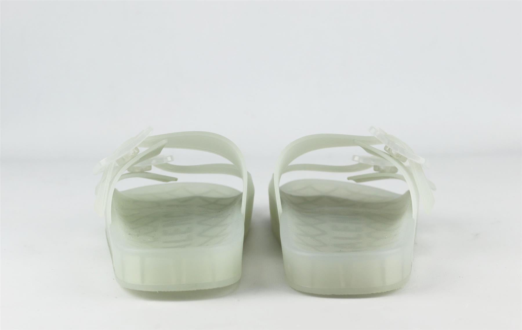 Gray Balenciaga Mallorca Rubber Slides