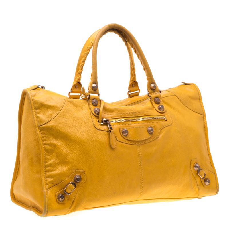 balenciaga handbags gold
