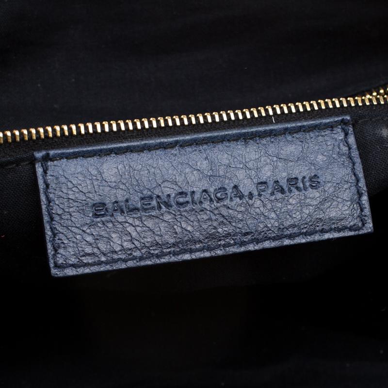 Women's Balenciaga Marine Leather Giant 21 Midday Bag