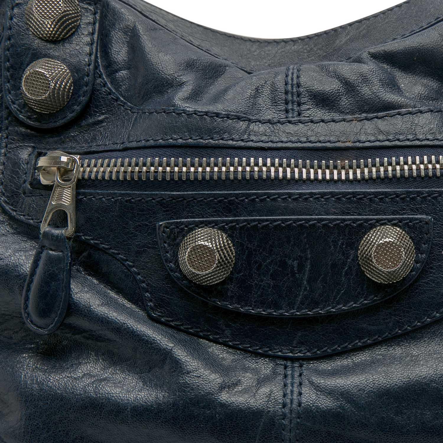 Women's Balenciaga Marine Leather GSH Brief Tote