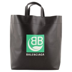 Balenciaga Market Tote Bag Printed Leather Medium