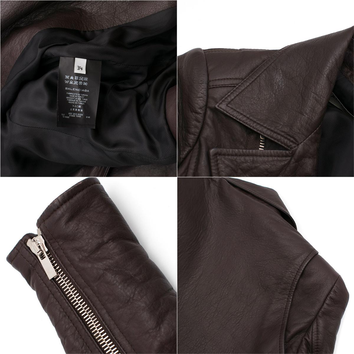 balenciaga leather jacket made in turkey