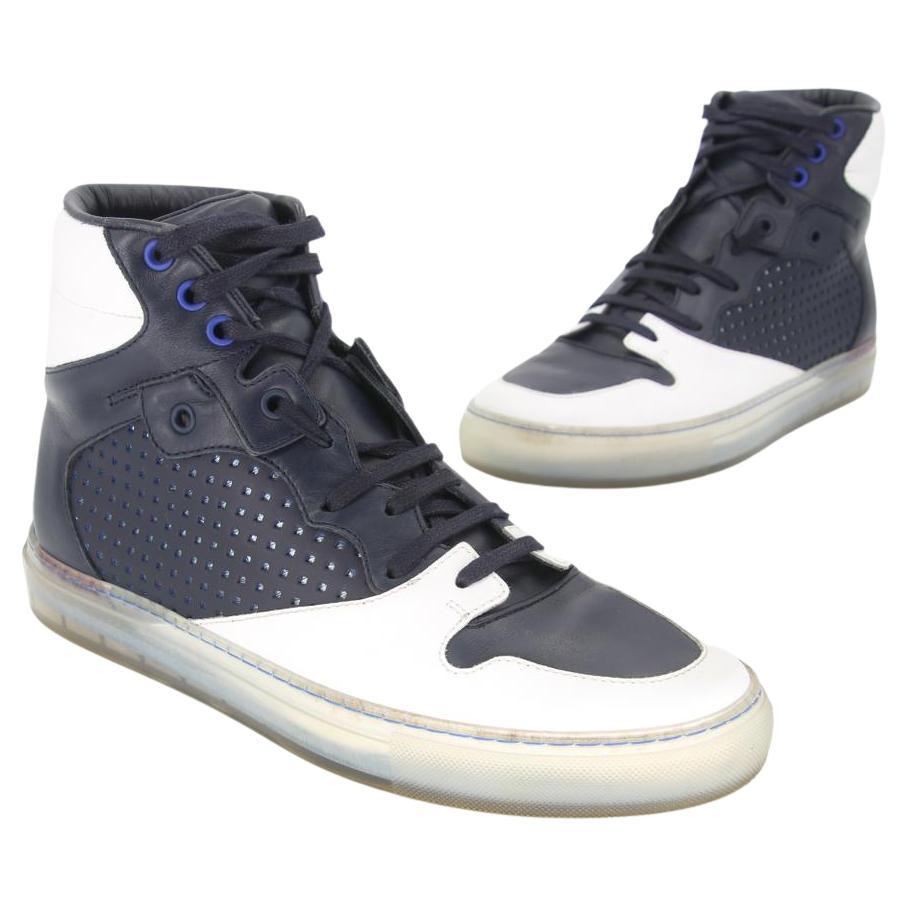 Balenciaga Arena Men039s Black Fade High Top Sneakers Shoes Size 44  Leather  eBay