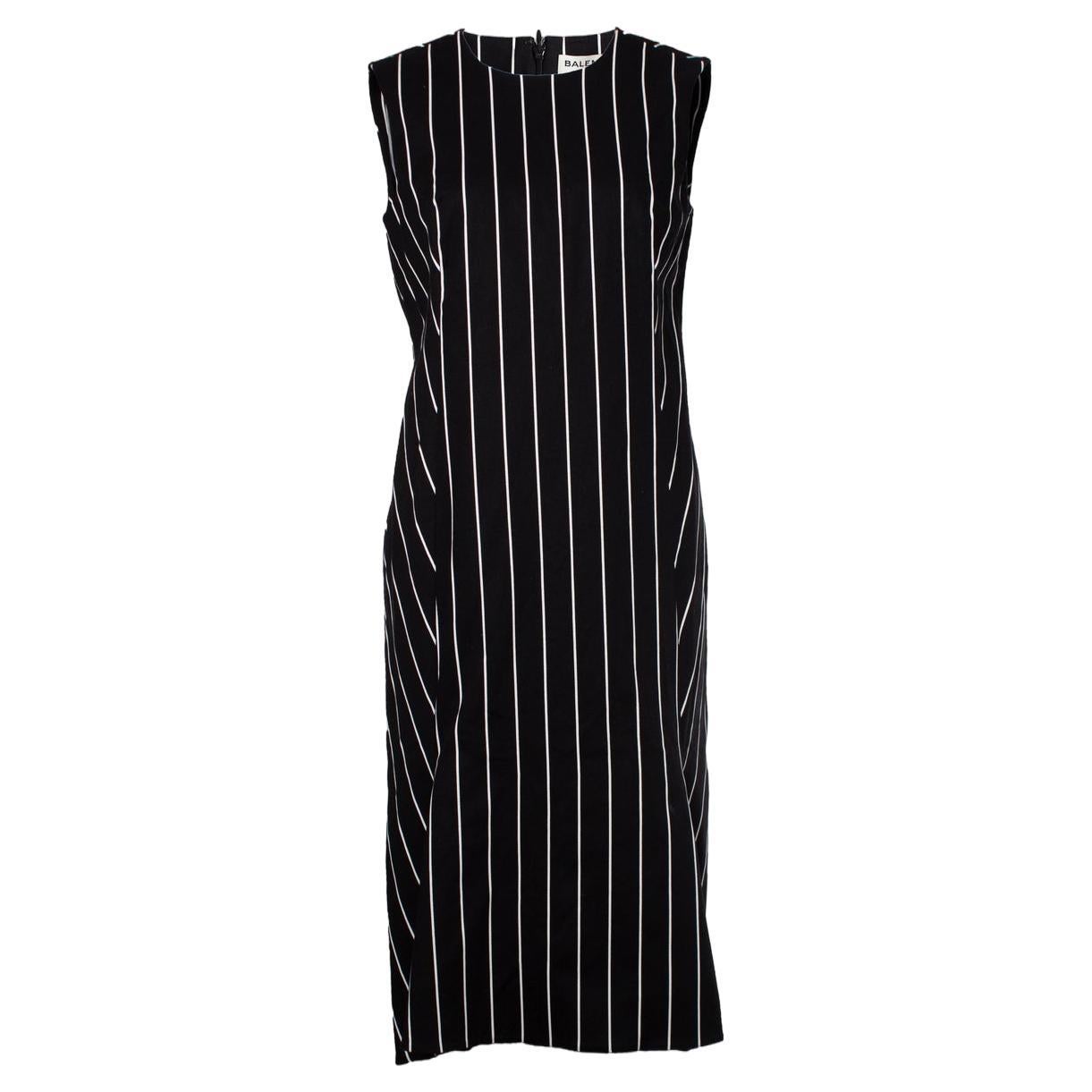Balenciaga, Maxi dress with striped print For Sale