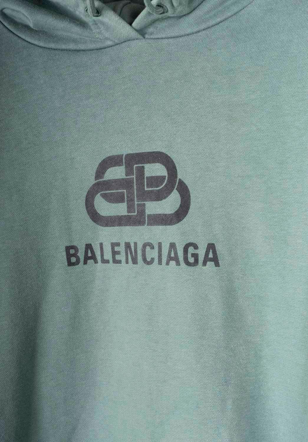 Balenciaga Men hoodie jumper sweatshirt, Size L, S1337 In Excellent Condition For Sale In Kaunas, LT