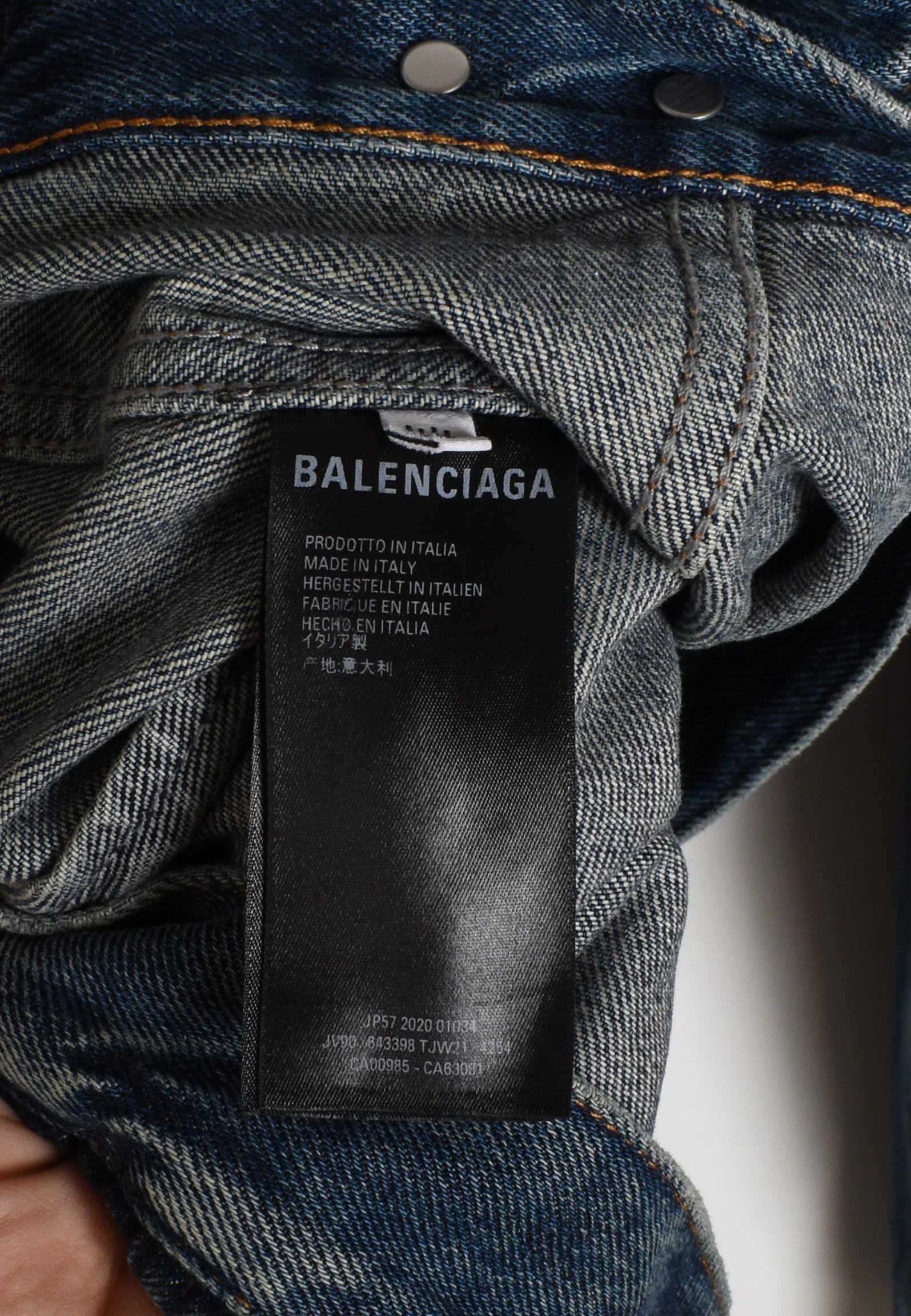Chaqueta Balenciaga Hombre  Denim Talla 44/XLarge, S1449 en venta 5