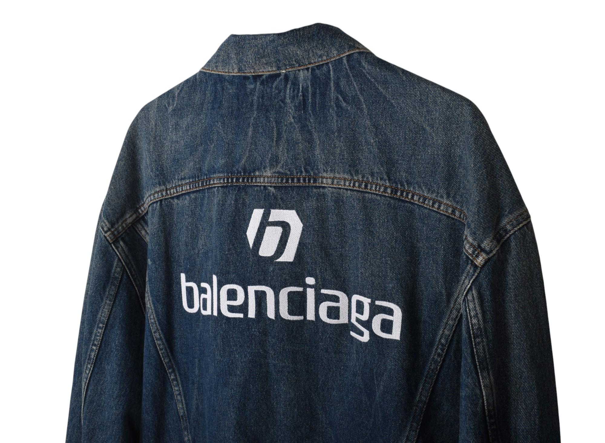 De los hombres Chaqueta Balenciaga Hombre  Denim Talla 44/XLarge, S1449 en venta