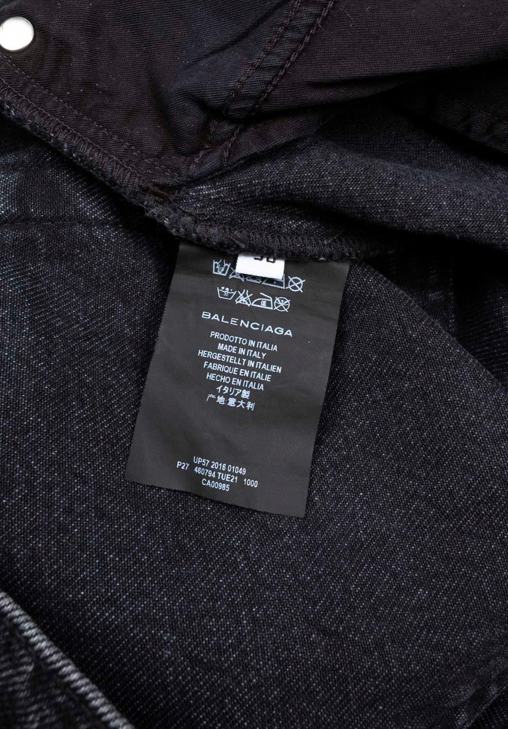 Balenciaga - Jean à rayures rouges, taille 30 médium en vente 1