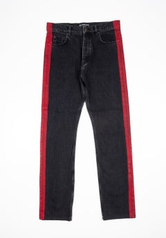 Balenciaga Uomo Jeans a righe rosse Taglia 30-Medium