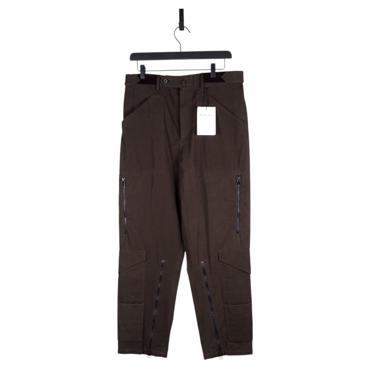 Balenciaga Men Pants pocket casual military trousers Size M, AR006