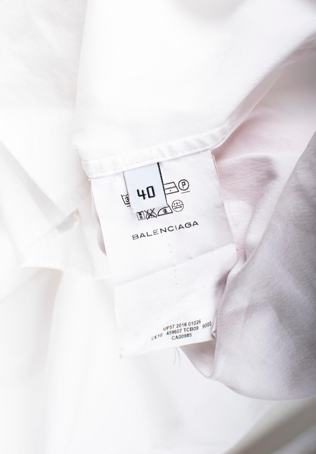 Balenciaga Hombre Camisa Vestido Formal Talla 40-M/L, S1500 en venta 2