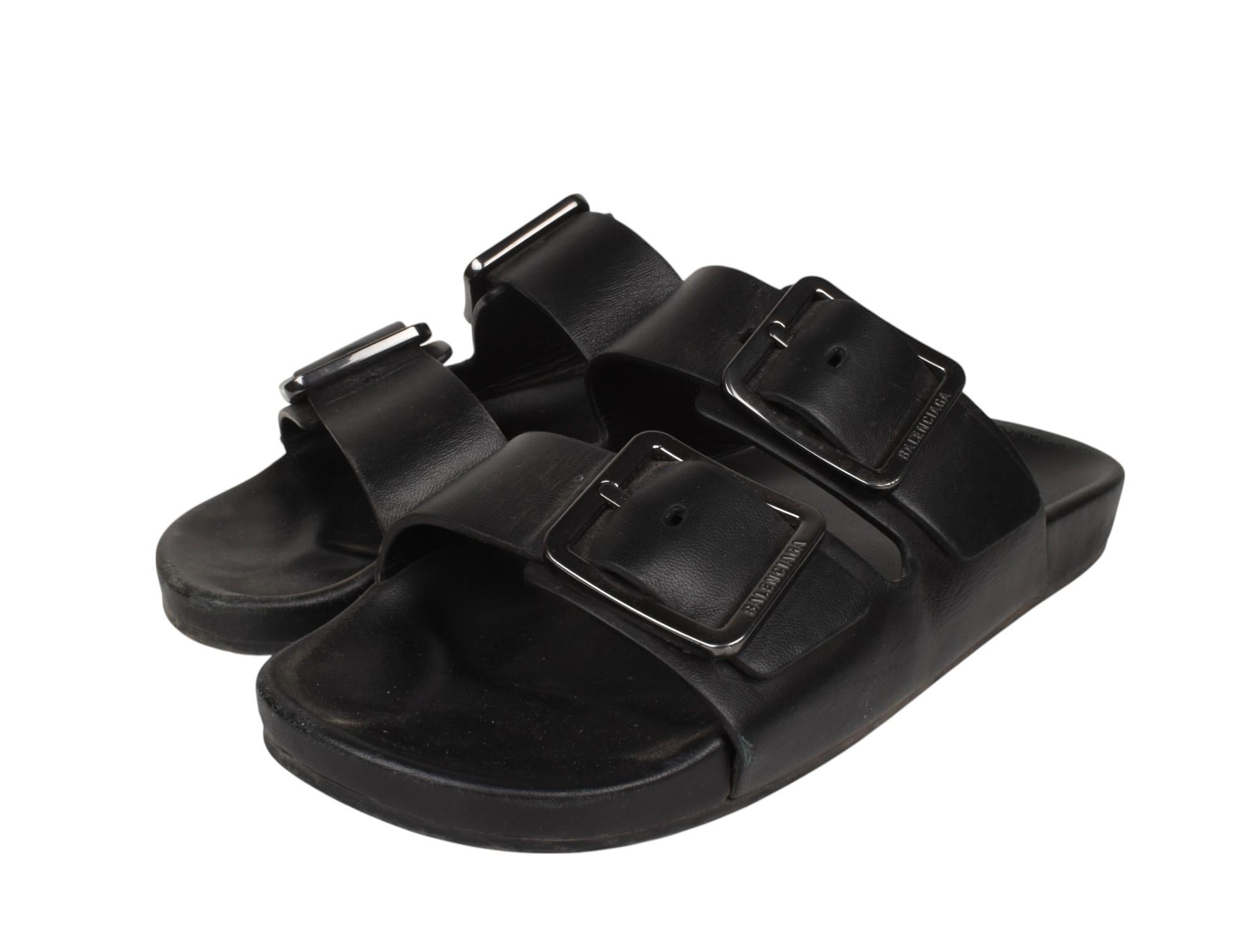Balenciaga Zapatillas Hombre Zapatos Verano Piel Talla EUR41, UK 6 ½, USA 7 1/2 en venta