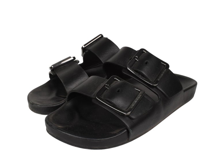 Leather Slippers Balenciaga Bedroom Slippers Balenciaga Bedroom - Main Image