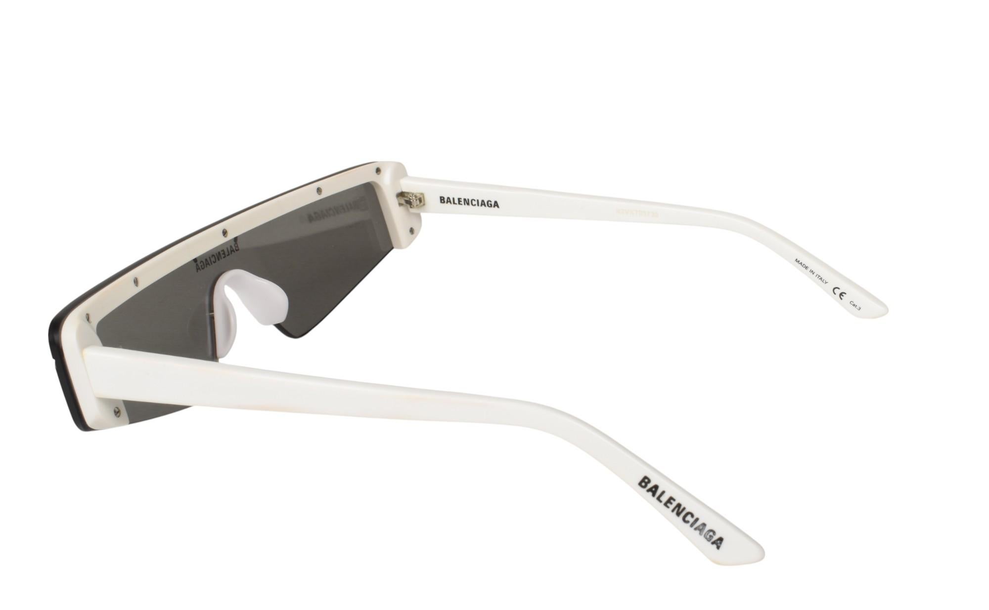 Balenciaga Gafas de Sol Hombre Escudo Retro Espejadas BB0003S, S1413 en venta 1