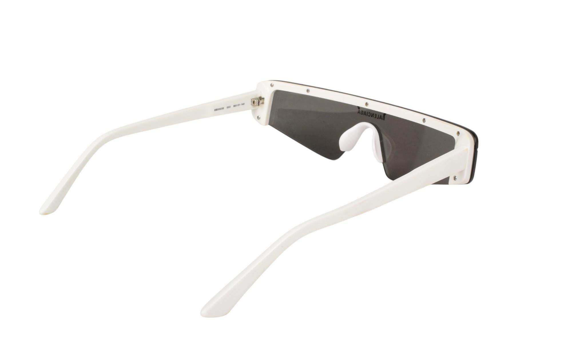 Balenciaga Gafas de Sol Hombre Escudo Retro Espejadas BB0003S, S1413 en venta 2