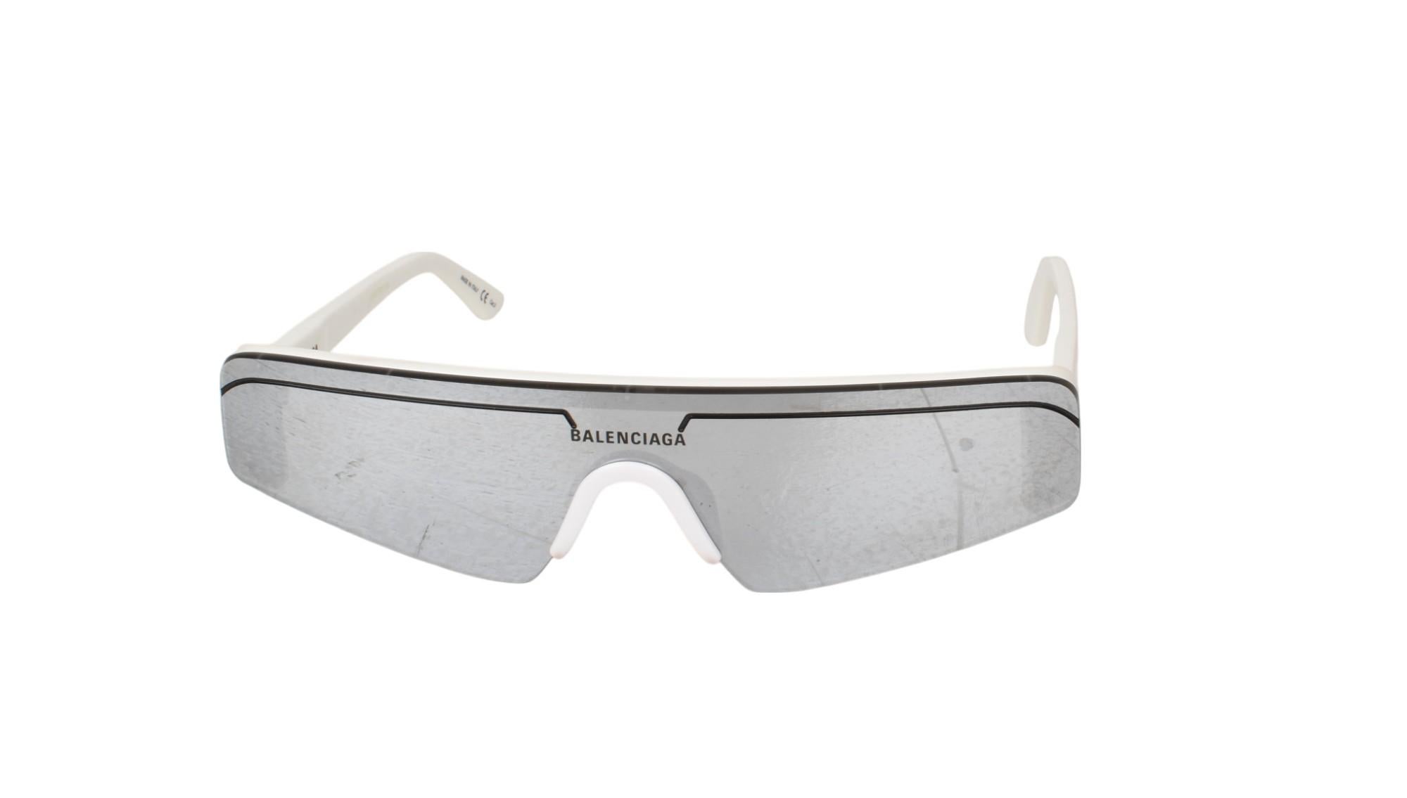 Balenciaga Gafas de Sol Hombre Escudo Retro Espejadas BB0003S, S1413 en venta 3