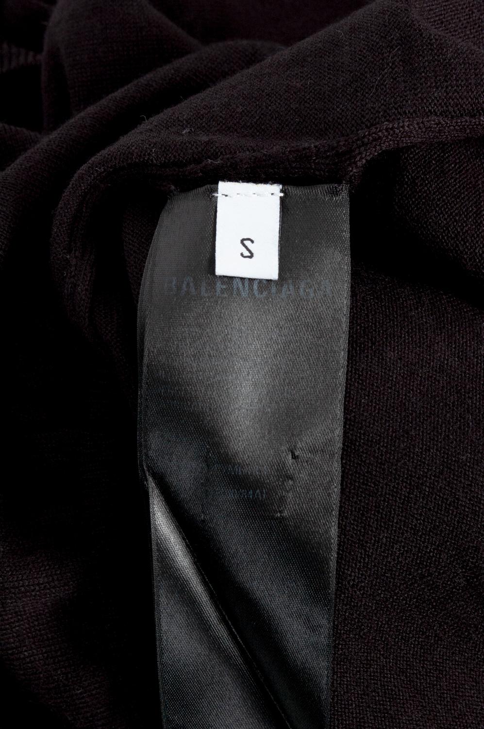 Balenciaga Men Sweater Top Crew Neck Size S/M, S598 en vente 2