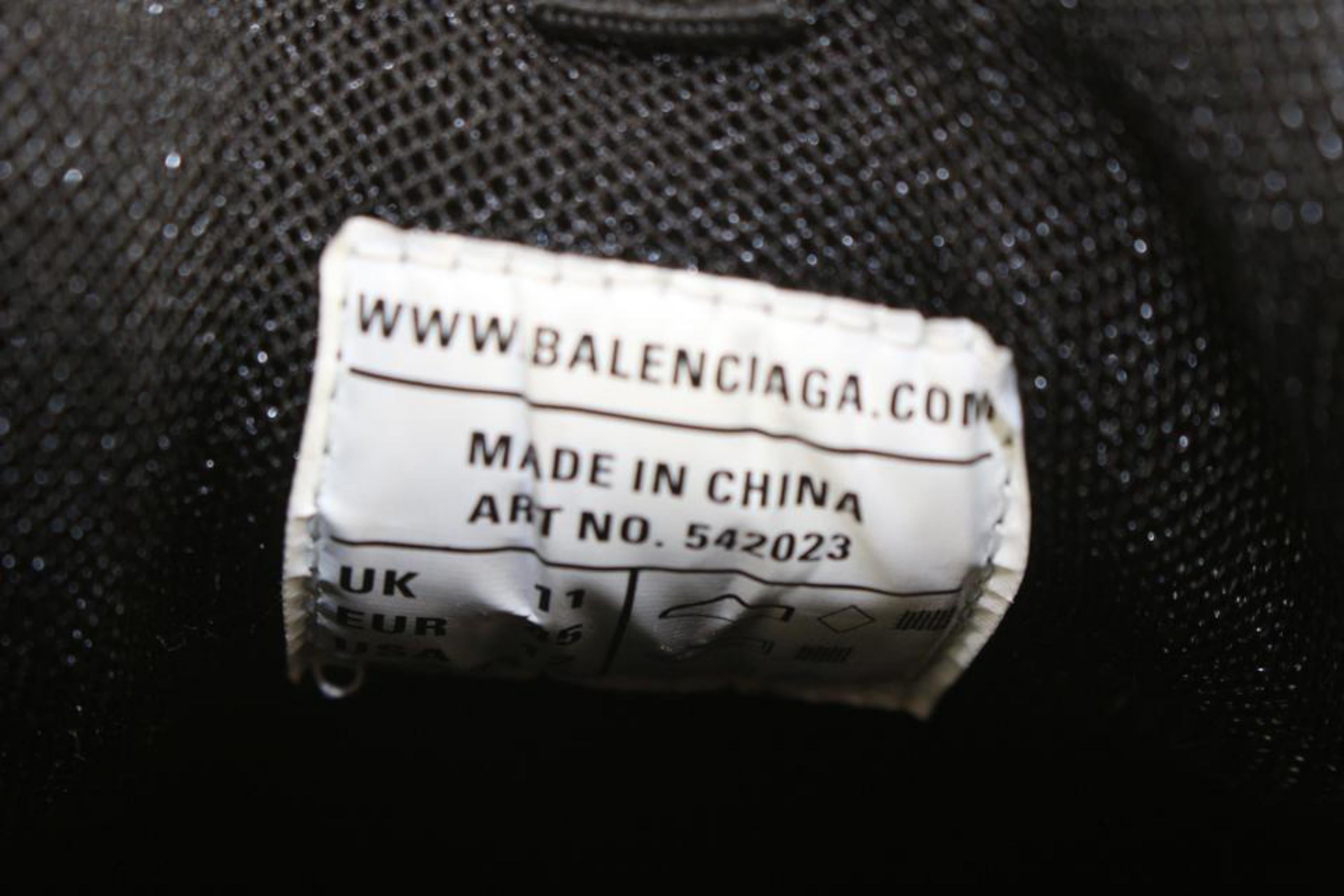 Balenciaga Men's 12 US Yellow x Grey Track Sneaker 33ba517s 4