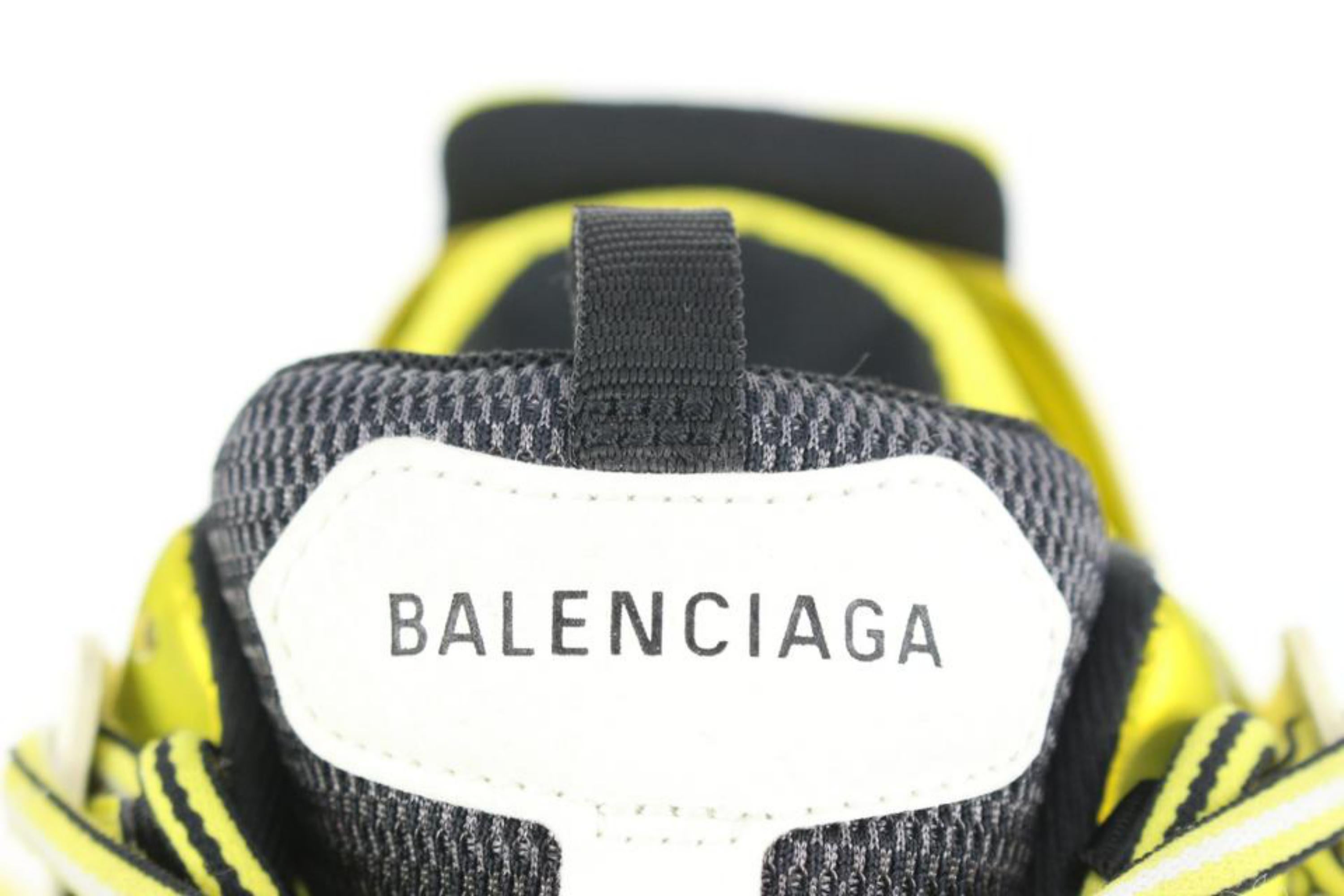 Balenciaga Men's 12 US Yellow x Grey Track Sneaker 33ba517s 2