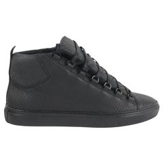 Balenciaga Men's 43 Deadstock Black Python Arena Sneaker 1210ba34