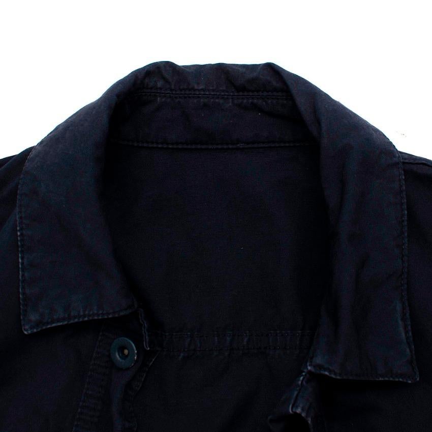 Black Balenciaga Men's Navy Jacket - Size S EU 46 For Sale