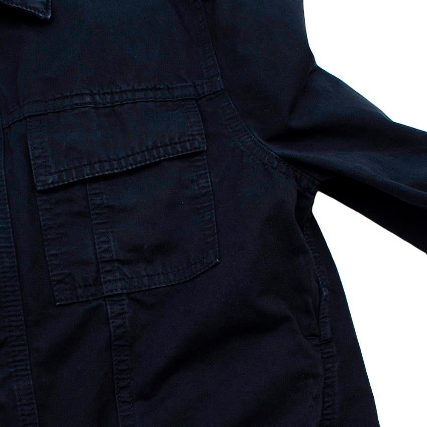 Balenciaga Men's Navy Jacket - Size S EU 46 For Sale 2