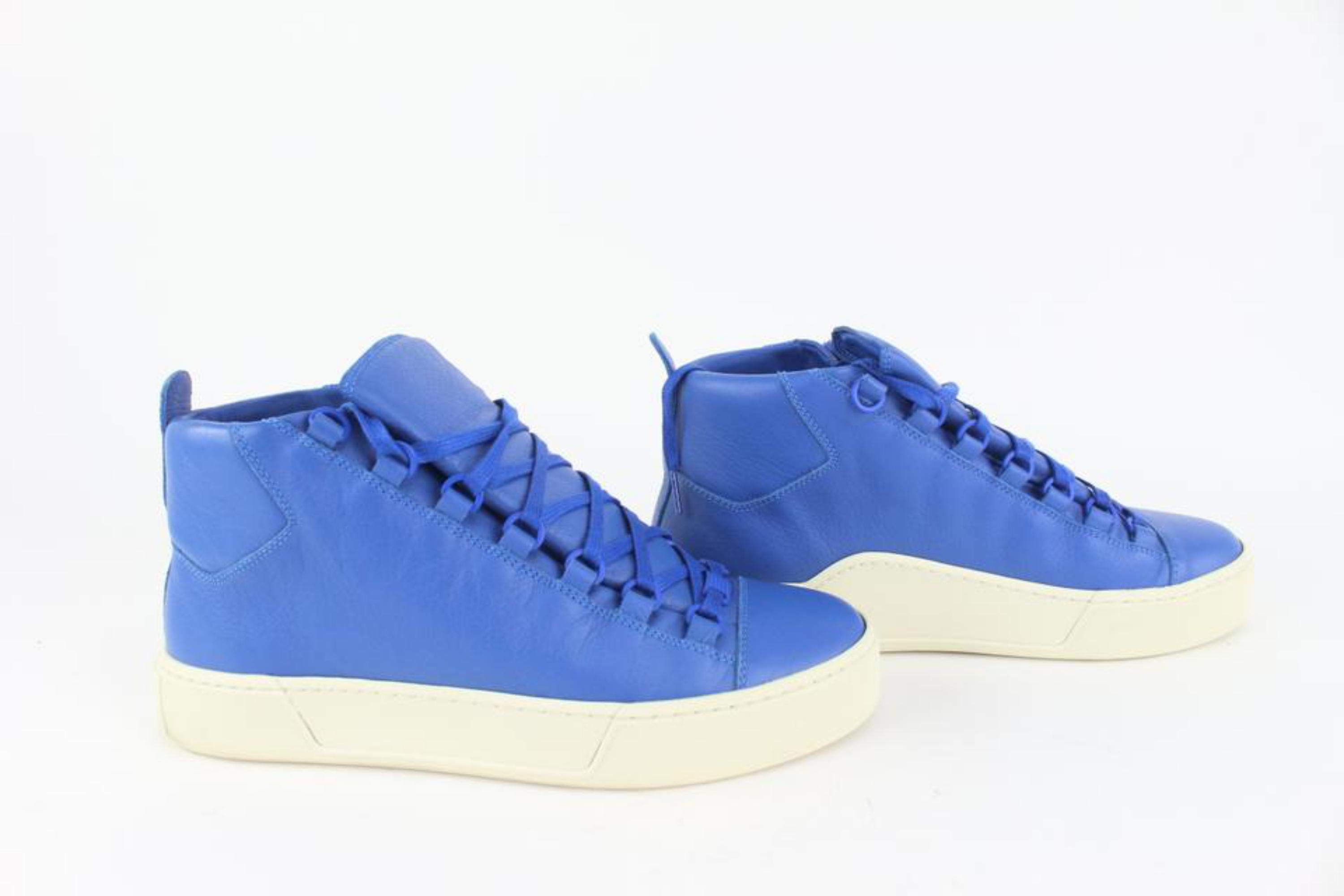 Balenciaga Men's Size 40 Electric Blue Arena Sneaker 129ba6 For Sale 3