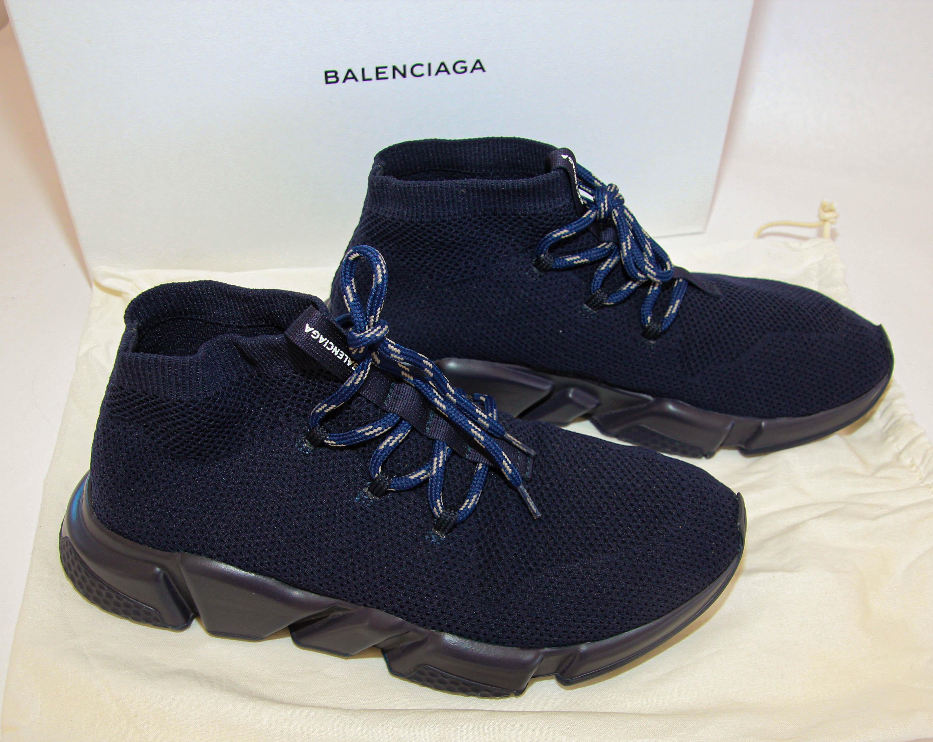 Balenciaga Men's Speed Mesh Sneakers Size 42 For Sale 1