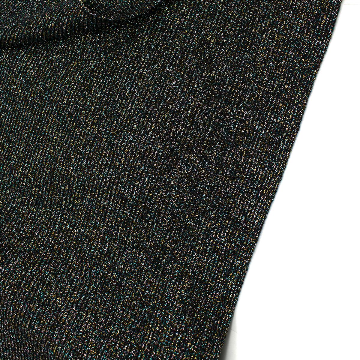Balenciaga Metallic Knit Cropped Sweater and Skirt Set Size: S 3
