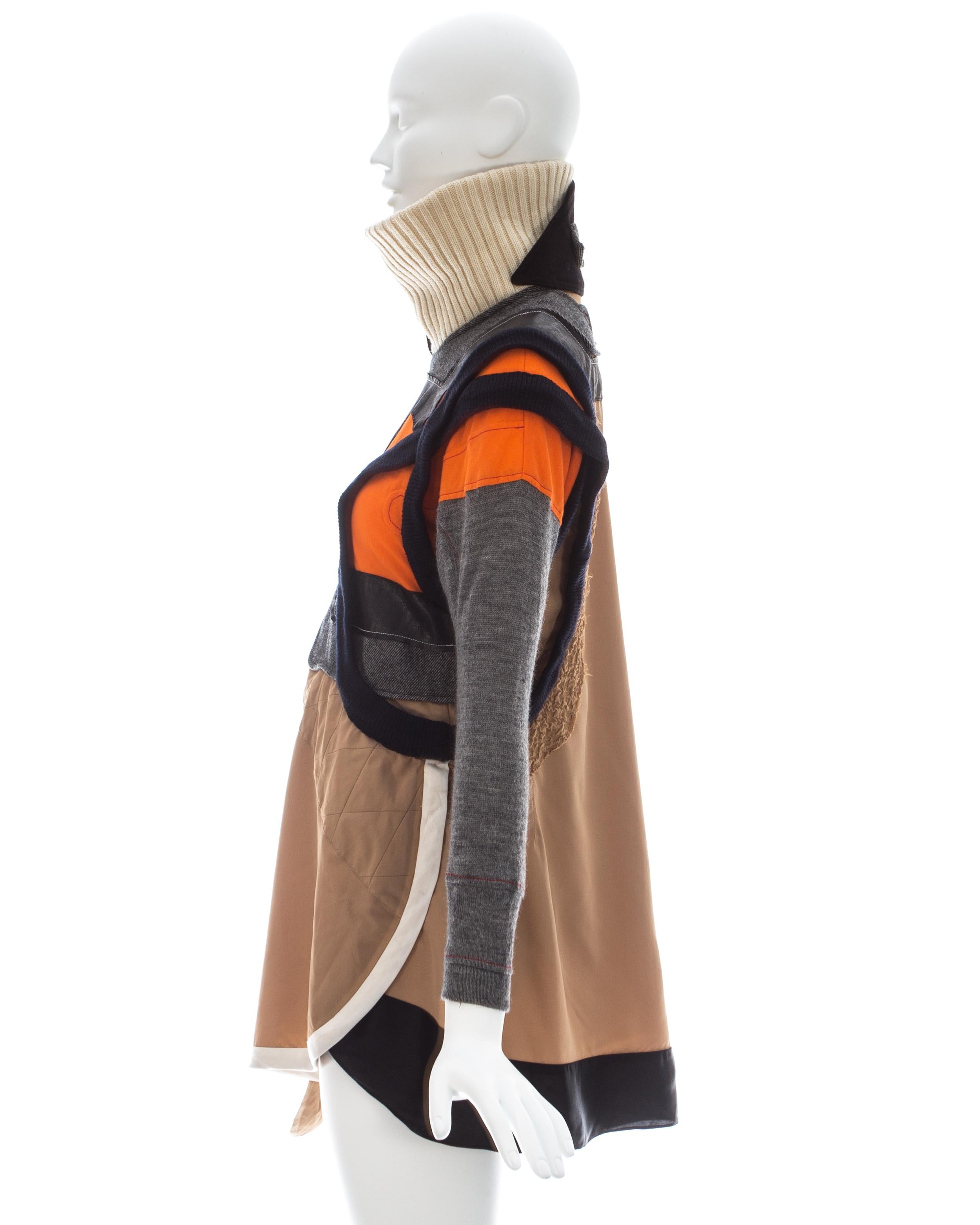 Balenciaga mixed media sports dress, ca. 2002 1