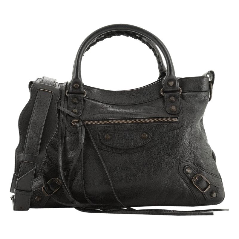 Balenciaga Model: Town Classic Studs Bag Leather at 1stDibs