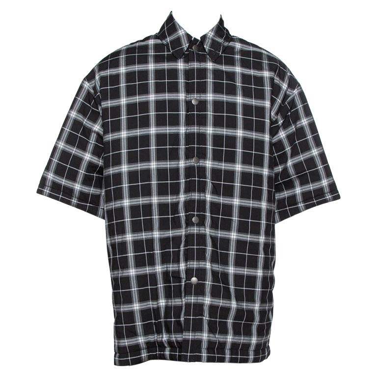 oversized short sleeve flannel